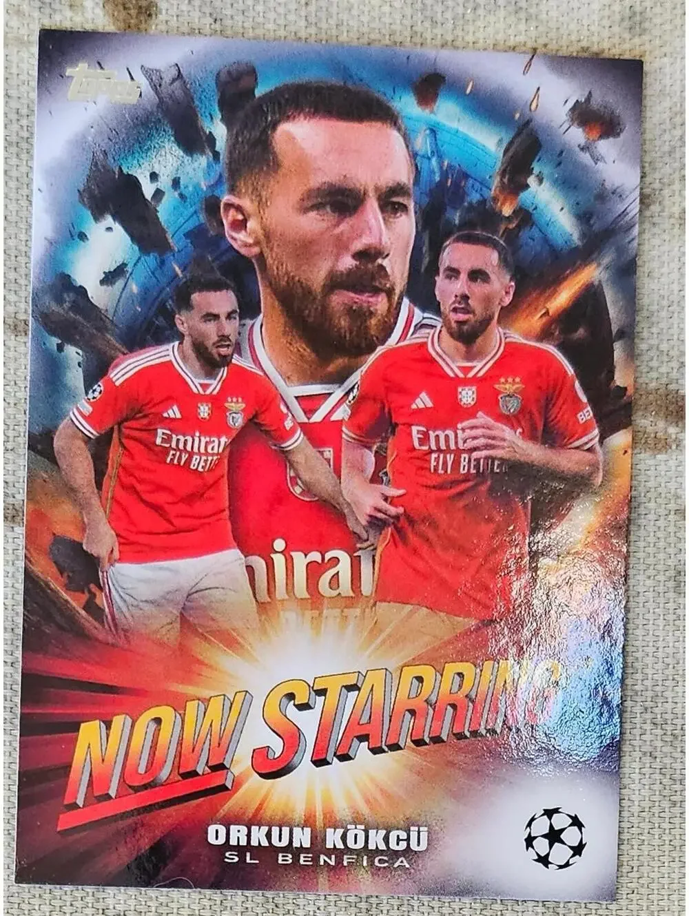 2023-24 Topps UEFA Club Competitions Now Starring Orkun Kokcu #NS4 - Picture 1 of 2